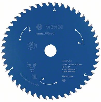 Bosch zāģa disks 165x20x1.5/1.0mm, 48T, Expert for Wood