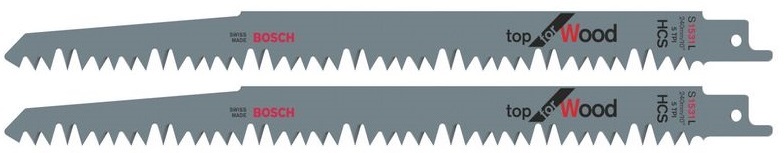 Reciprocating sawblade 240mm, 5TPI, for raw branches, 2pcs