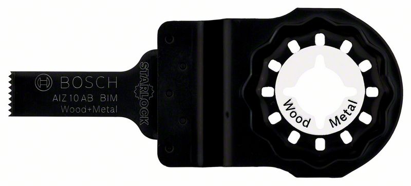 Multitool blade Bosch AIZ 10 AB wood+metal, 10mm, Starlock