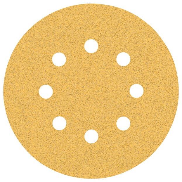 Sanding paper 125mm, G80, Bosch Expert C470, 8 holes - 50pcs