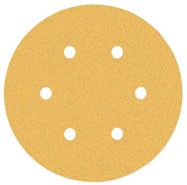 Sanding paper 150mm, G80, Bosch Expert C470, 6 holes - 50pcs