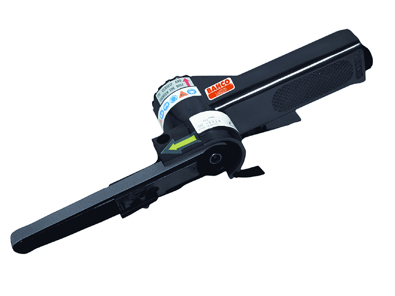 Pneumatic belt sander with 10x330mm belt, 16000rpm
