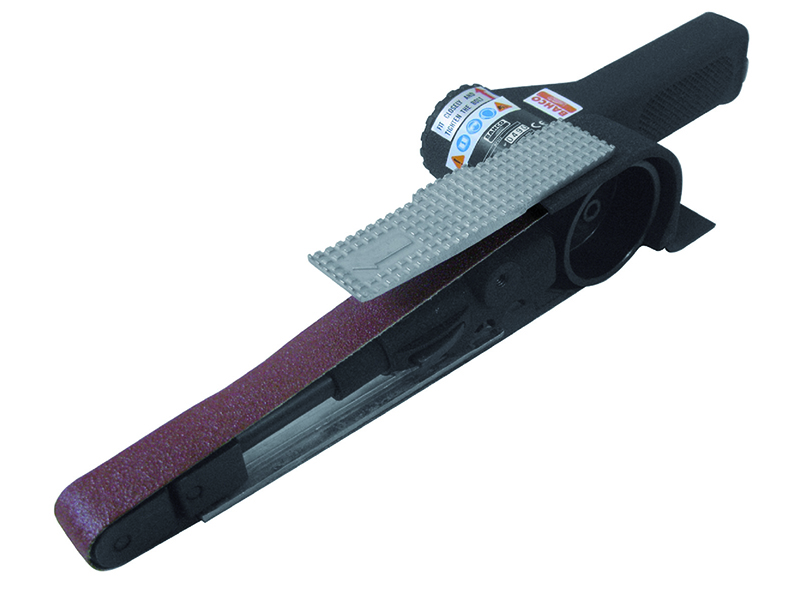 Pneumatic belt sander with 20x520mm belt, 16000rpm