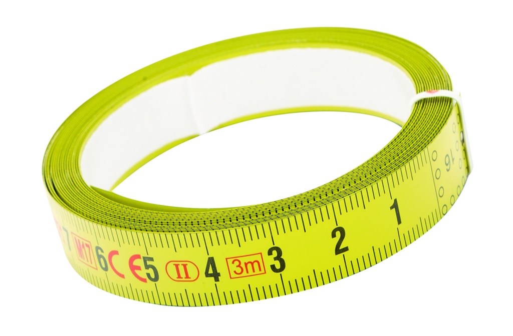 Kleebitav mõõdulint 3m x 13mm, skaala vasakult paremale