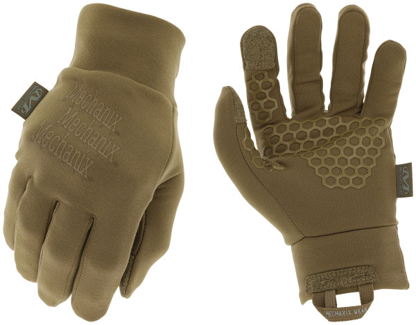 Cimdi Mechanix ColdWork Base Layer Coyote, S izmērs
