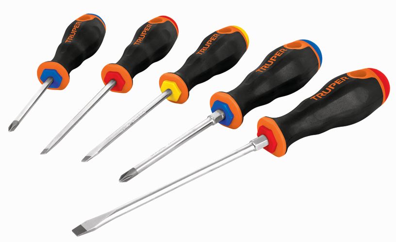 Kruvikeeraja komplekt, ergonoomiline käepide, 5tk Truper®