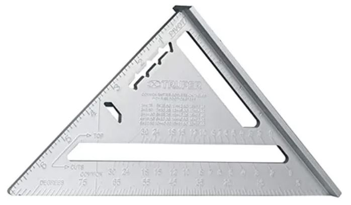 Алюминиевый угольник для плотников, (177 мм) Truper®