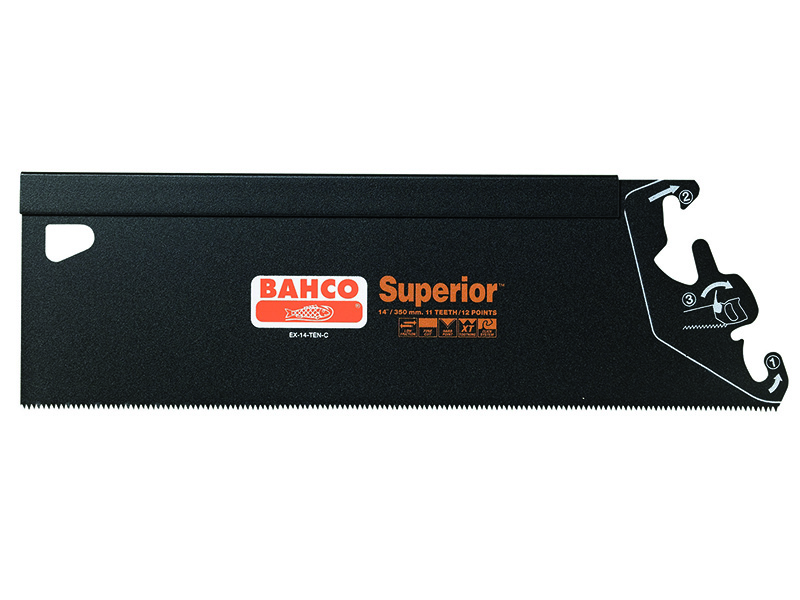 BHS maiņas zāģa asmenis Superior TEN 14"/350mm, 11/12 zobs, cietā mugura