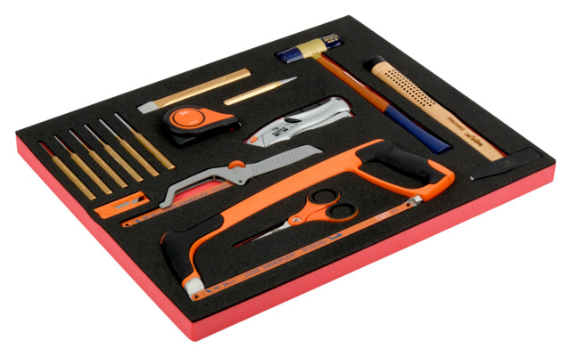 FOAM W/CUTTING & STRIKING TOOL