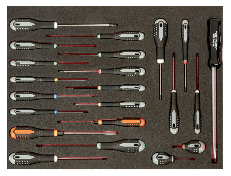 Screwdrivers set in foam 22 pcs Fit@Go 3/3