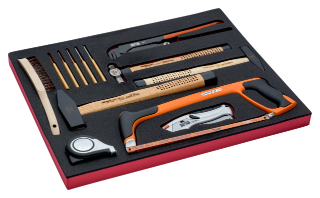 Mixed tool set Bahco 13pcs in 3/3 foam