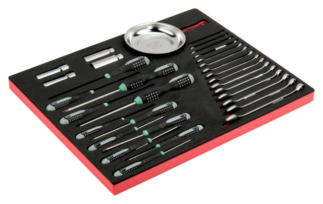 Fit&Go 3/3 Foam Inlay Screwdriver/Wrench Set - 32 Pcs