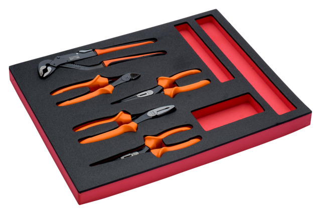 1000V VDE pliers set 5pcs Fit&Go 2/3 foam