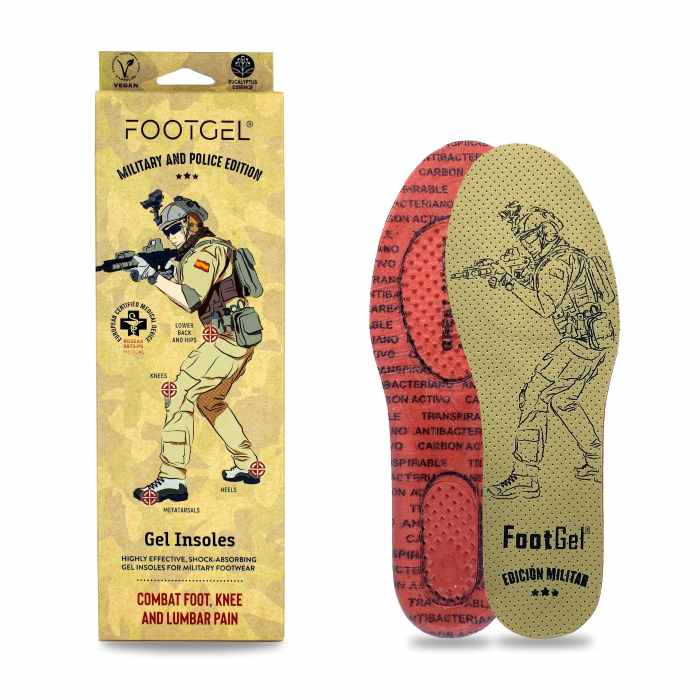 Insoles Footgel Tactical, size 43-47