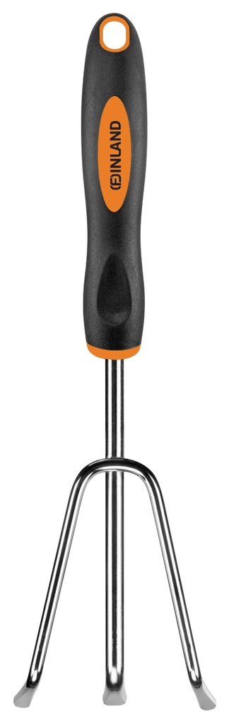 Small cultivator, chromed steel, length 29.5cm