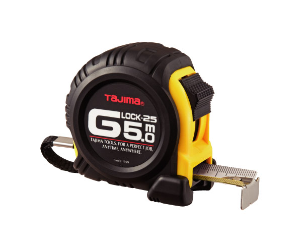 Measuring tape Tajima G-LOCK 5m x 25mm gouble graded