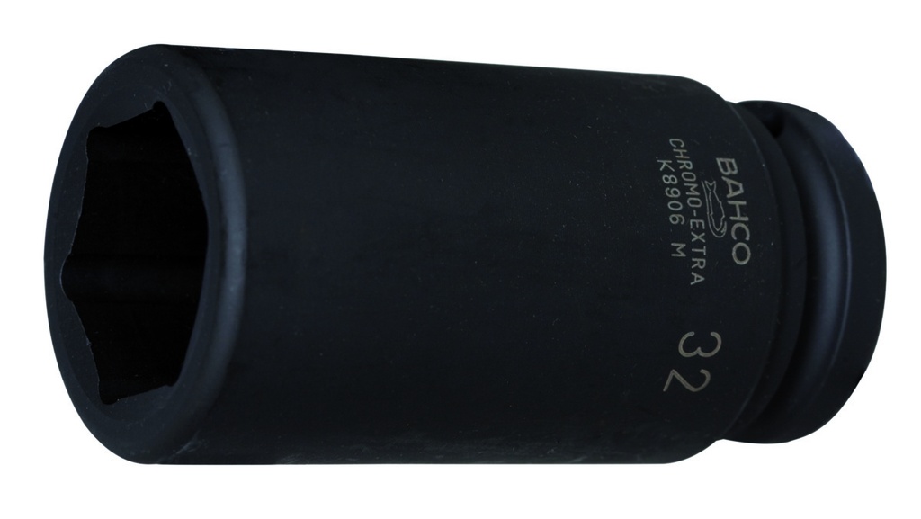 Hexagon deep impact socket K8906Z 1.3/4", 3/4"