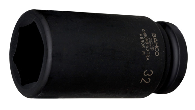 Hexagon deep impact socket K8906Z 2", 3/4"