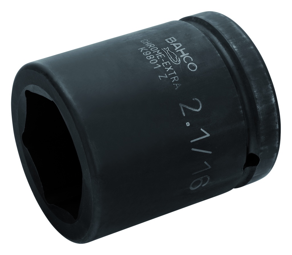Hexagon impact socket K9801Z 2.1/2", 1.1/2"