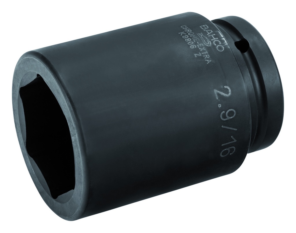Hexagon deep impact socket K9806Z 3.1/2", 1.1/2"