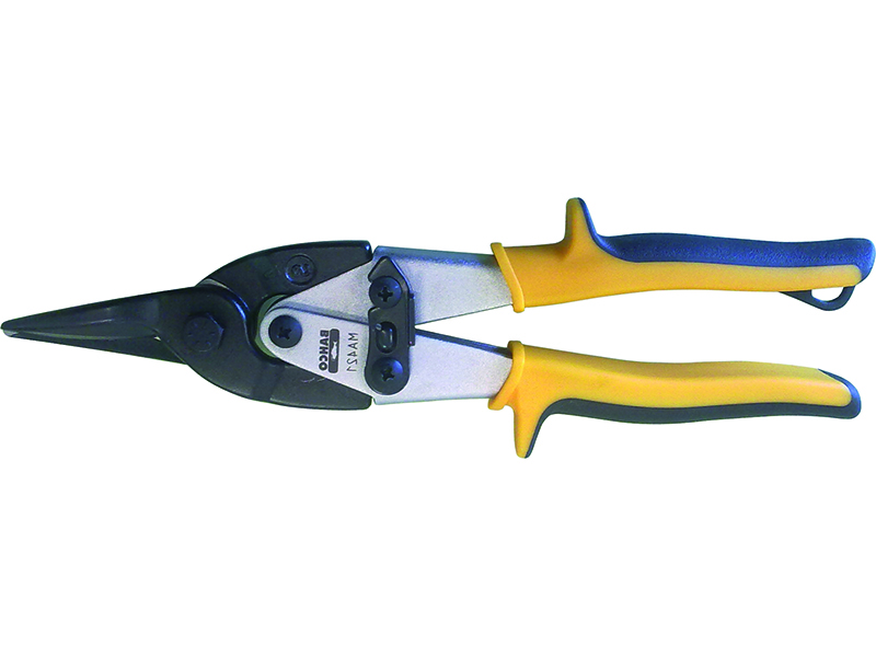 Tin snip with lever action, straight cut 250mm HRC 60-62