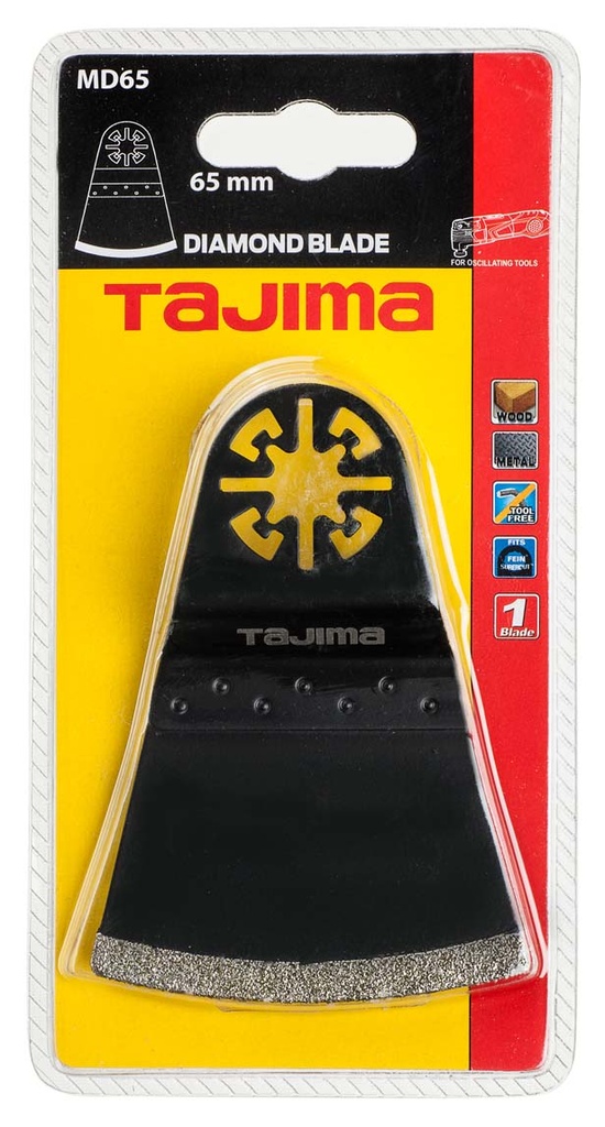 Multitool diamond saw blade, flush cut 65mm. For cement and ceramic tiles