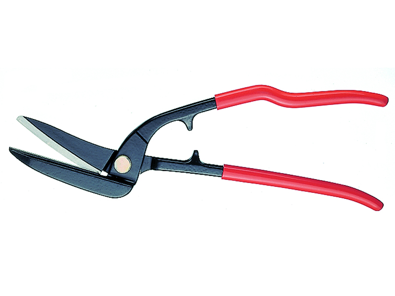 Pass-through "Pelican shears" 350mm, cutting capacity max 0,4mm stainless, steel max 1,2mm