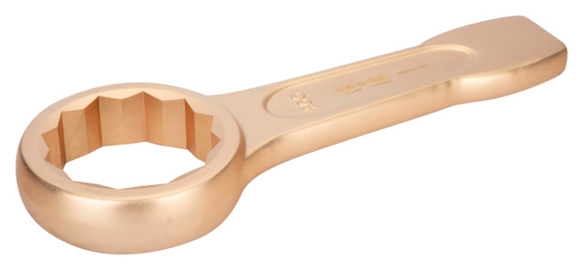 Non-sparking ring-end slogging wrench Bahco CU-BE, 38mm
