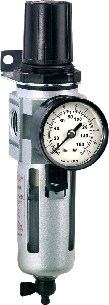 Irimo gaisa filtrs un regulātors 0,5-10bar, 1/2", maksimāli 3200l/min