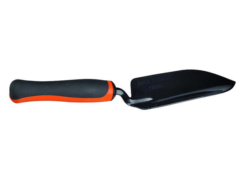 Profesionāla (neliela) dārza lāpstiņa (ķelle) 370mm ar divu komponentu rokturi, P263