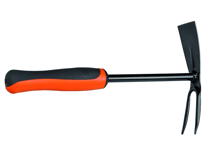 2-point hoe, bimaterial handle