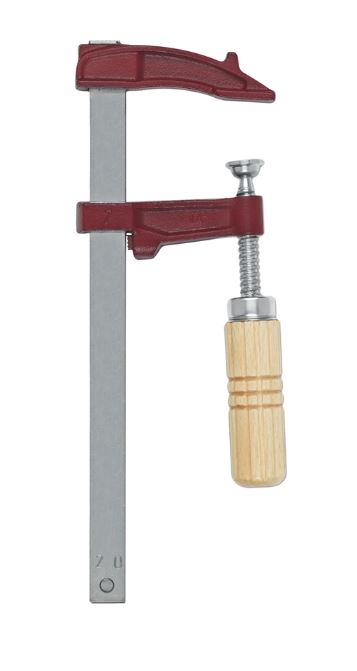 Clamp MM 12cm, jaw depth 7cm, max 4000N, wooden handle