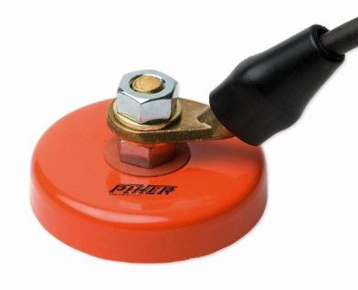 Piher metināšanas magnētiskais zemes bloks Ø6cm, maks 150A