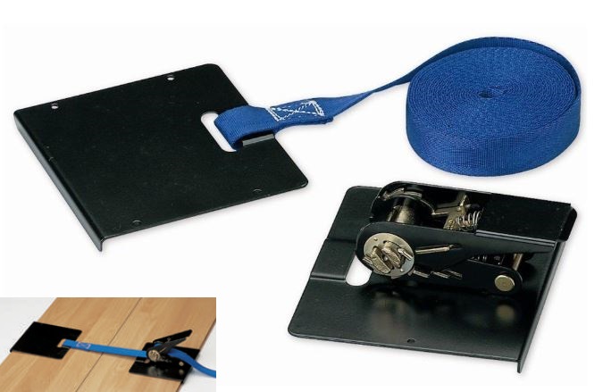 Clamping strap for parquet