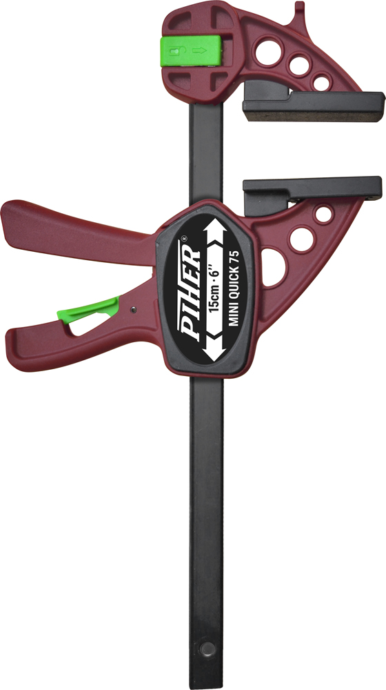 One hand Mini Quick clamp 5,5x15cm max 75kg