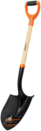Shovel 22x50cm, wooden shaft, offset two component D-handle, 102cm Truper®