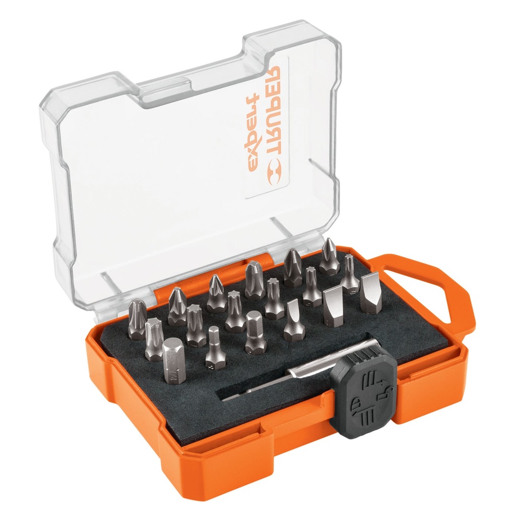 Bit set, 19pcs Truper Expert®