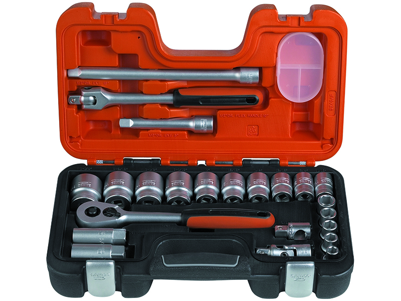 Inch sizes socket set 3/8"-1.1/4" drive 1/2” 23 pcs