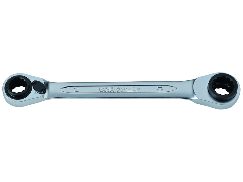 Ratcheting box spanner 12x13-14x15mm