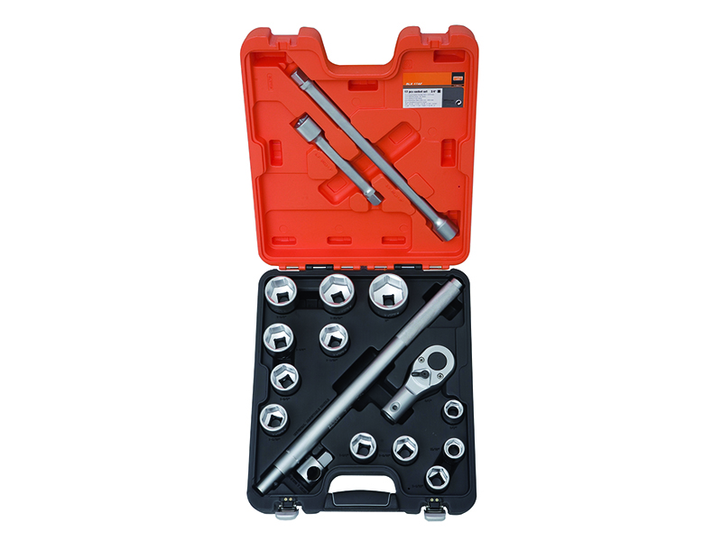 Padunite kmpl tollmõõdus 11/16"-2" 17 osa teleskoop-narrega 3/4"