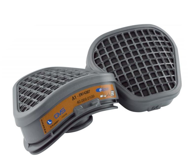 GVS Elipse rezerves filtrs A1 (1 pāris) augstas veiktspējas gāzes maskām SPR511, SPR512