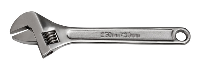 Stainless steel adjustable wrench 300mm max 36mm
