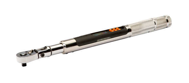 Electronic torque and torque angle wrench 0,6-12Nm 1/4", metallic body