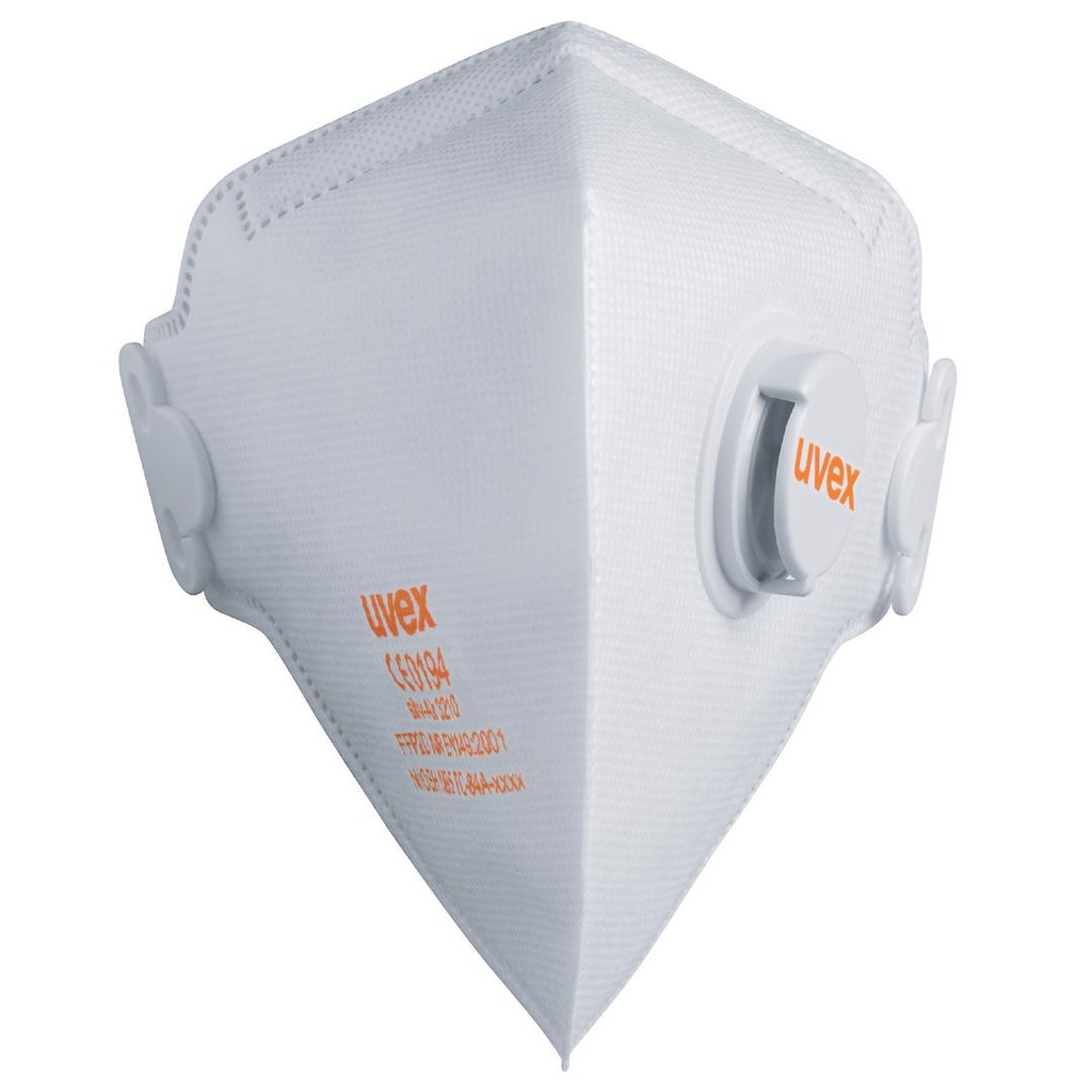 Face mask silv-Air classic 3210 FFP2, folding mask with valve, white, 3 pcs retail pack