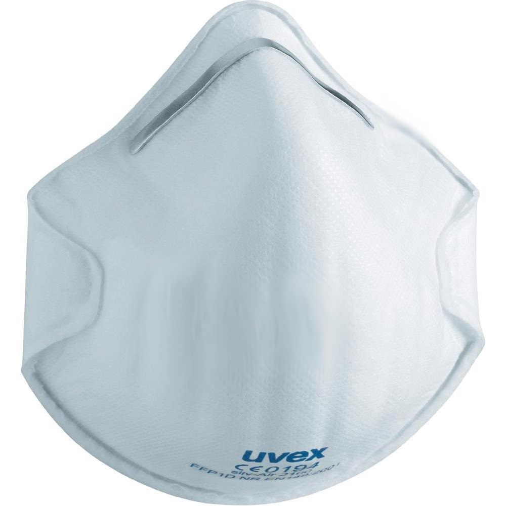 Face mask silv-Air classic 2100 FFP 1, preformed mask without valve, white, 3 pcs retail pack