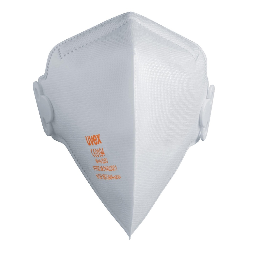 Respiraator Uvex silv-Air classic 3200 FFP 2, volditav, valge, 1 tk pakis