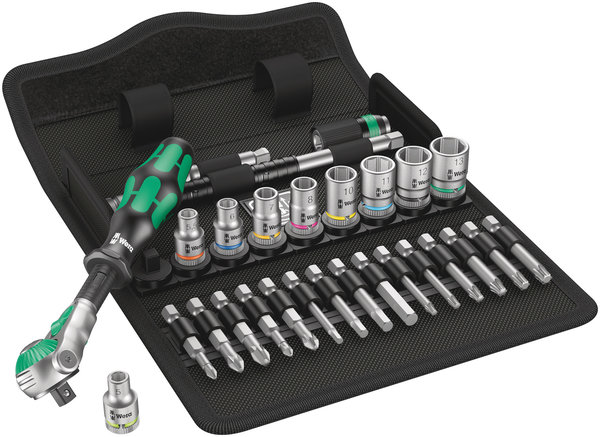 Wera Zyklop Speed sprūdatslēgas komplekts, 1/4", metriska 8100 SA 6