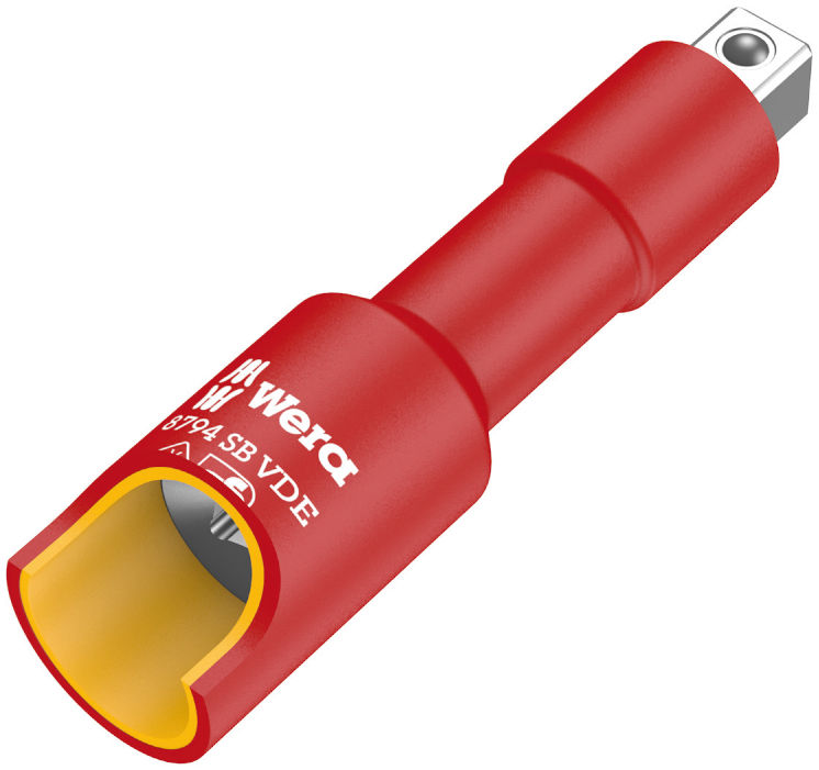 Wera VDE Zyklop 3/8" drive extension 91 mm