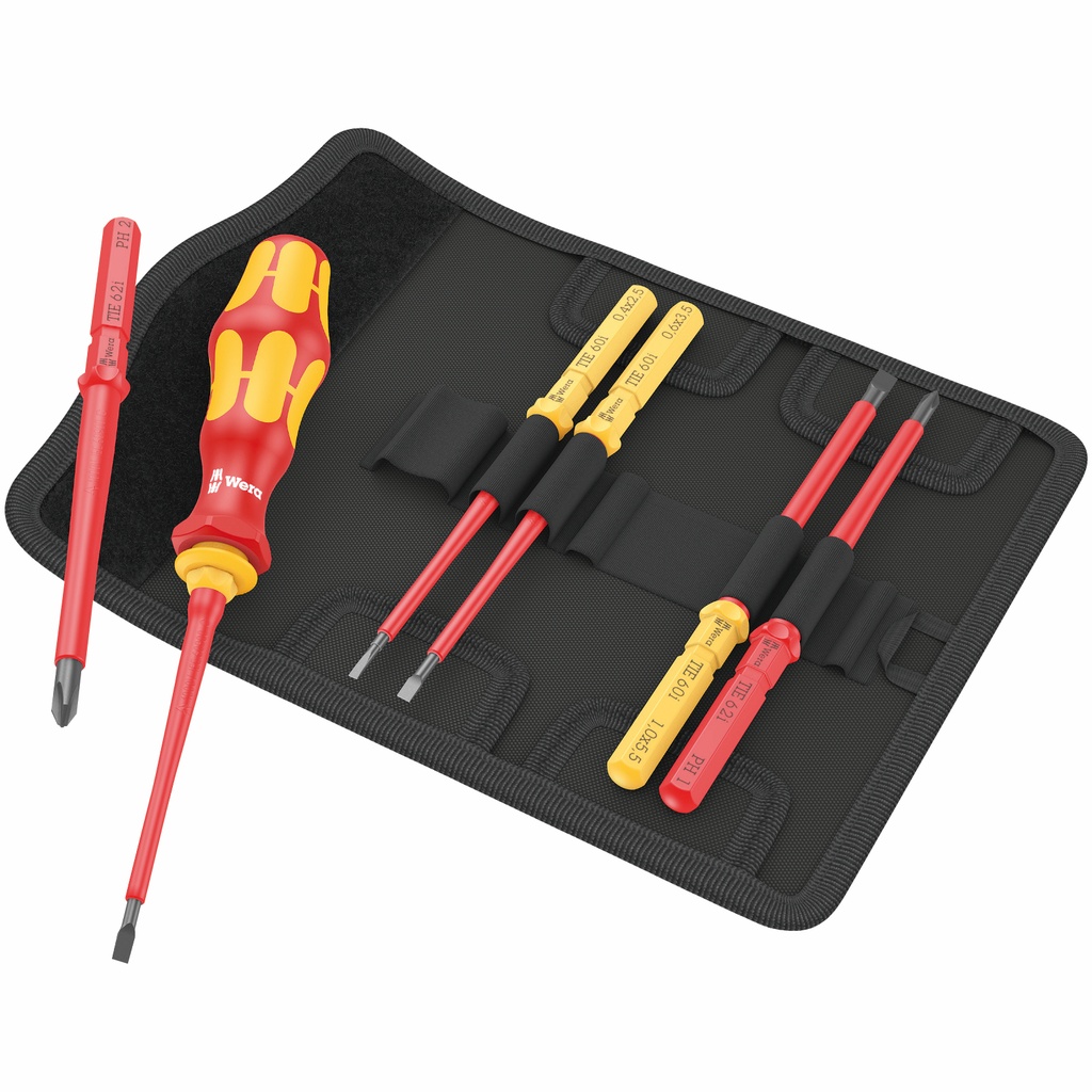 Wera Kraftform Kompakt set with inter-changeable blades, VDE 60i/7