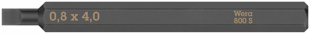 Wera 800 S bit for impact screwdriver SL 0,8 x 4,0 x 70 mm